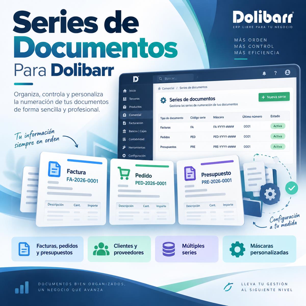 Módulo Series de Facturación para Dolibarr | Numeración Personalizada